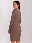Dámské šaty RV SK 9219.13P Hnědá - FPrice hnědá L/XL