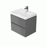 CERSANIT - SET B108 CREA 50, šedá matná (skříňka+umyvadlo) S801-282