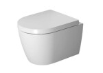 DURAVIT - ME by Starck Závěsné WC, Rimless, s WonderGliss, alpská bílá 25300900001