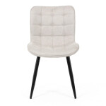 Jídelní židle, béžová, látka, HC-462 BG2