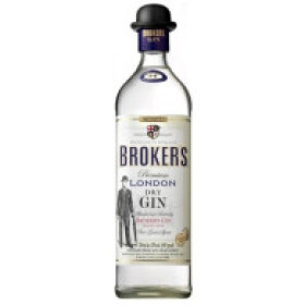 Broker's London Dry Gin 47% 0,7 l (holá láhev)