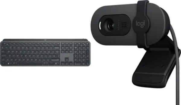Logitech MX Keys for Business + Brio 100 / Sada klávesnice a webkamery
