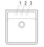 Keramický dřez Villeroy & Boch modulový, 632061R7, Pure Black 632061R7