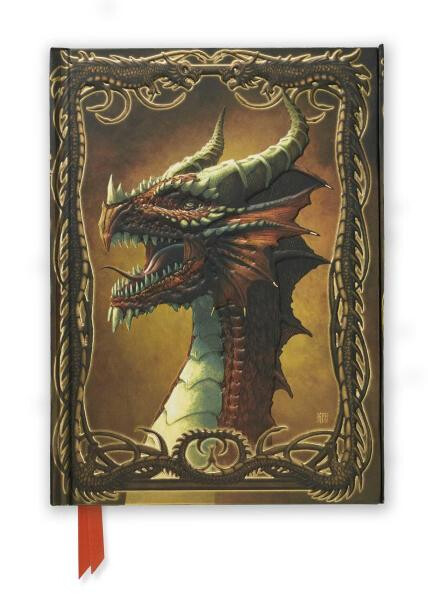Zápisník Flame Tree. Kerem Beyit: Red Dragon (Foiled Journal)