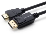 MicroConnect DisplayPort 1.2 - HDMI černá / Kabel / M-M / 10 m / Full HD / 60 Hz (MC-DP-HDMI-1000)