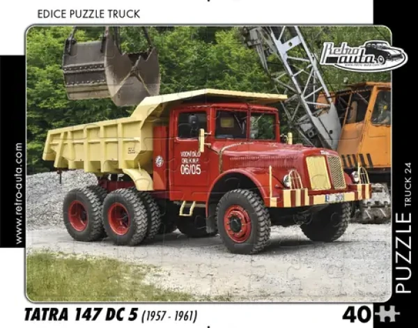 RETRO-AUTA Puzzle TRUCK č.24 Tatra 147 DC 5 (1957-1961)
