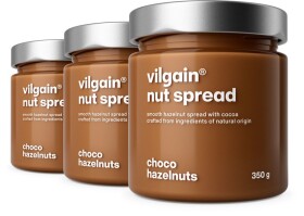 Vilgain Sweet Nuts – 3× lískové ořechy s čokoládou 350 g