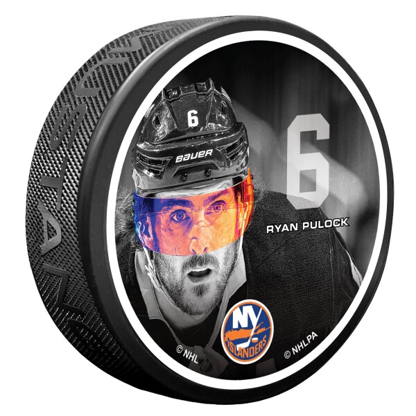 Mustang Puk New York Islanders NHL #6 Pulock Neon Visor