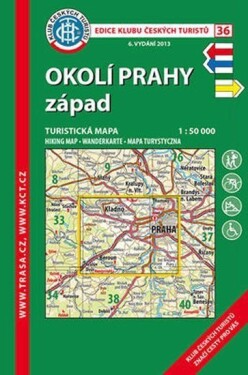 KČT 36 Okolí Prahy západ, 1. vydání