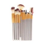 Beautylushh Kosmetické štětce 18 ks v pouzdře P8572