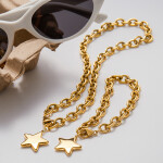 ELENYS Nova – pozlacený náramek 18K žluté zlato Délka náramku: 20,5 cm