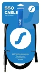 SSQ JSG3 Jack 3,5mm - Jack 6,3mm černý / Audio kabel / propojovací / 3 m (SS-2069)