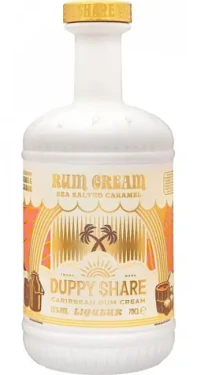 Duppy Share Salted Caramel Cream / Smetanový likér / 15 % / 0,7 l (5060397380470)