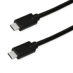 Delock USB 2.0 prodlužovací kabel plochý zahnutý [1x USB 2.0 zástrčka A - 1x USB 2.0 zásuvka A] 1.00 m černá oboustranně zapoji