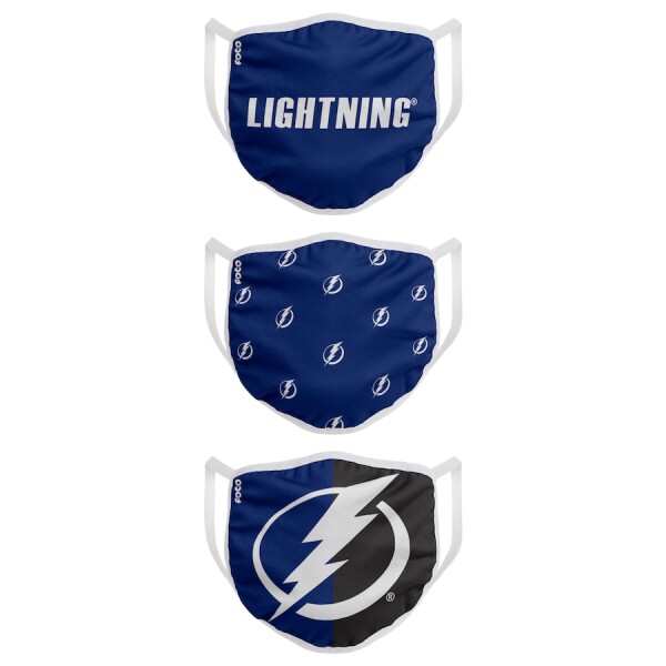 Roušky Tampa Bay Lightning NHL FOCO - set 3 kusy EU Velikost: dospělá velikost