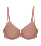 Dámská podprsenka Triumph Signature Sheer W01 EX - TOASTED ALMOND - mandlová 6901 - TRIUMPH BROWN 80D