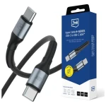 3mk Hyper kabel N-SERIES USB-C na USB-C 2m 20V/3A 60W černá (5903108680226)