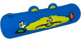Mitama Mitamino Animal modrá-zelená / Penál / silikonový / zip / 22 × 7 × 6,5 cm (63704-0289)