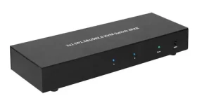 MicroConnect 2x1 4K DisplayPort USB KVM Switch černá (MC-DP-KVM201K)
