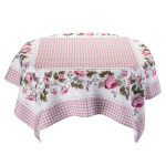 Středový ubrus s potiskem PNOUCÍ RŮŽE 85 x 85 cm