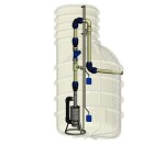 Pumpa INOX Morava 5-16-T 1,1kW 400V - bez nádoby, classic set pro tlakovou kanalizaci