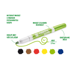 Carioca textilní fixy sada 6 ks, maxi hrot 6 mm, permanentní