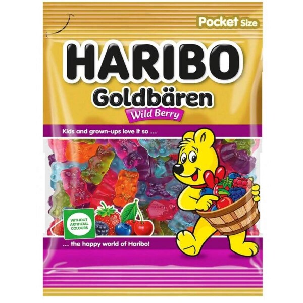 Haribo Goldbären Wild Berry 80g medvidci lesní ovoce