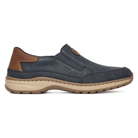 Polobotky Rieker 03365-14 Přírodní kůže (useň) - Lícová