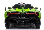 Mamido Elektrické autíčko Lamborghini Venno LCD MP4 4x4 zelené