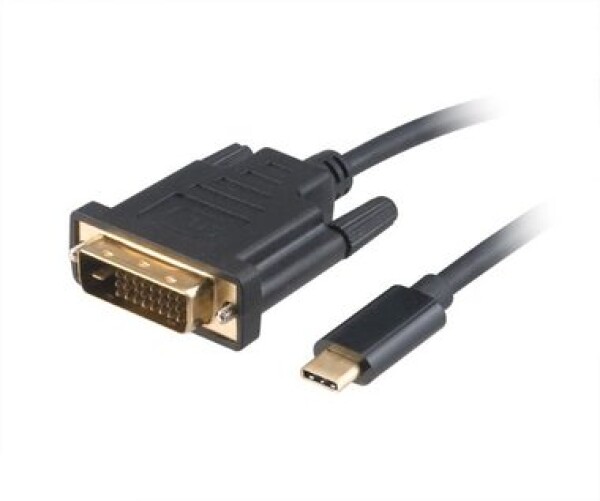 Akasa AK-CBCA10-18BK černá / kabel USB-C na DVI / 4K@60Hz / 1.8m (AK-CBCA10-18BK)