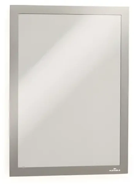 Durable Duraframe A4 stříbrná / Magnetický rámeček / Samolepicí / 10 ks (488223)