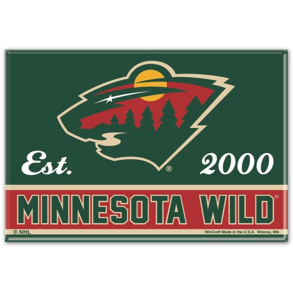 Wincraft Magnetka na Lednici Minnesota Wild NHL