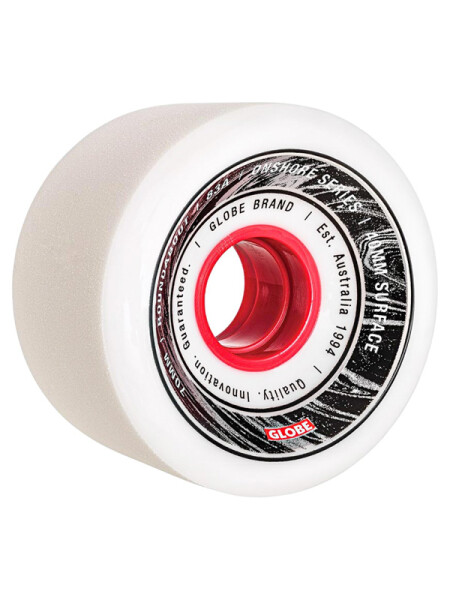 Globe ROUNDABOUT ONSHORE white/red měkká skate kolečka 70