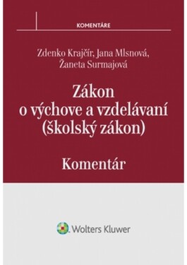 Zákon o výchove a vzdelávaní (školský zákon) - Zdenko Krajčír