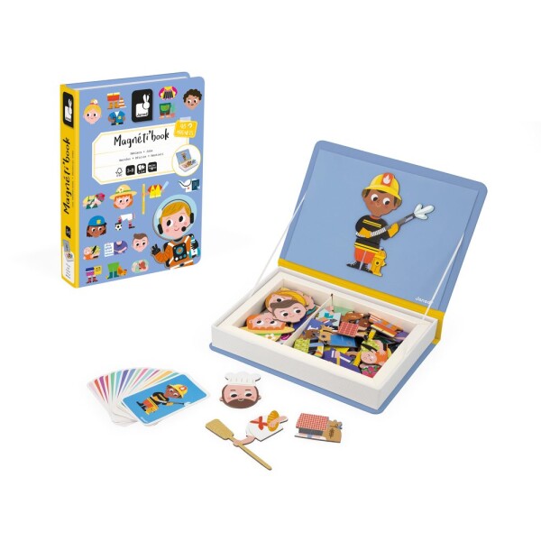 Janod Magnetická kniha Magnetibook Povolání, Janod, W056819