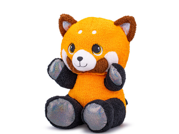 Plyšová panda červená sedící 24 cm
