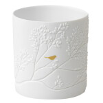 Räder Porcelánový svícen Golden Bird, bílá barva, porcelán