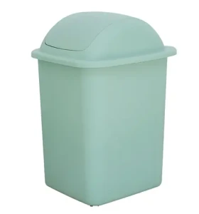 BELLI E FORTI Odpadkový koš FLIP zelený / výklopné víko / plast / 18 l / výška 39 cm