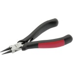 Knipex 26 26 200 T Půlkulaté kleště s břity VDE s připevňovacím okem 200mm / úzké ploché kleště /40° / délka čelistí:73m (26 26 200 T)