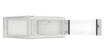 Lanberg WF01-6604-10S šedá / Nástěnný rozvaděč / 19" / 4U / 600x600 mm / Flat pack V2 (WF01-6604-10S)