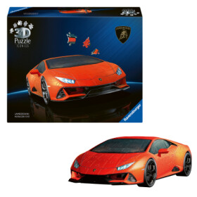 Puzzle 3D Iconics: Lamborghini Huracán Evo oranžové
