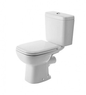 DURAVIT - D-Code WC kombi mísa, zadní odpad, bílá 21110900002