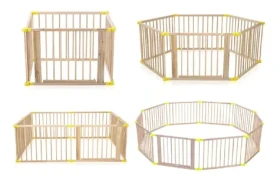 2Kids Toys Dětská dřevěná ohrádka XXL / od narození (2D11947)