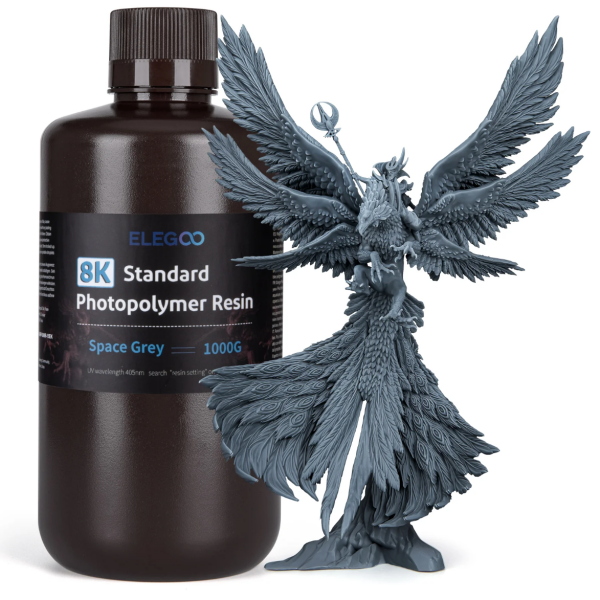 ELEGOO 8K Standard Resin šedý 1 kg