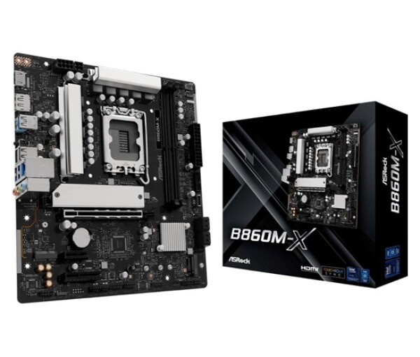 ASRock MB Sc LGA1851 B860M-X, Intel B860, 2xDDR5, 1xDP, 1xHDMI, mATX EDF_1883025