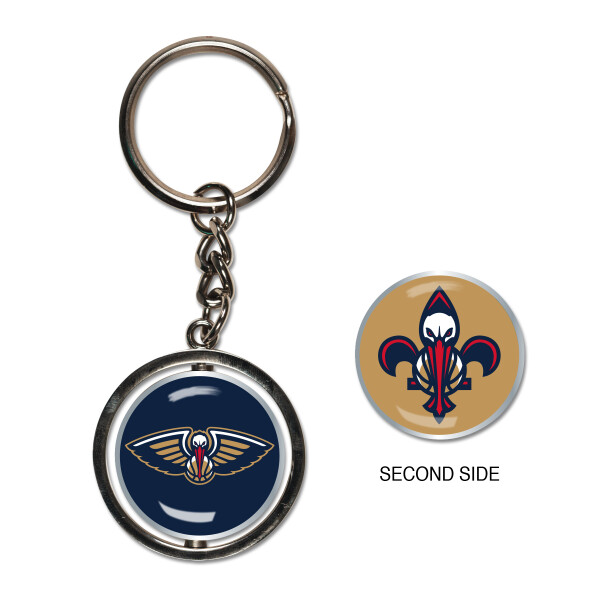 Wincraft Přívěšek na klíče New Orleans Pelicans NBA Spinner Key Ring WI_67464117