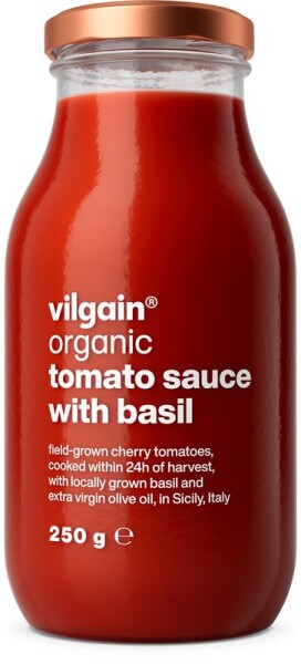 Vilgain Rajčatová omáčka BIO – bazalka 250 g