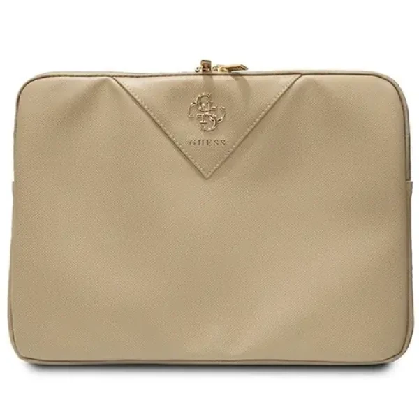 Guess Triangle 4G Obal pro notebook 14" zlatá / Obal na notebook / 14" (GUCS14ZPGSTEGD)