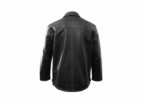 Pánská Kožená Bunda Jasper Rub Off Brixton Černá Velikost: