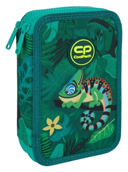 Penál 2 zipy Jumper Tropic - vybavený
